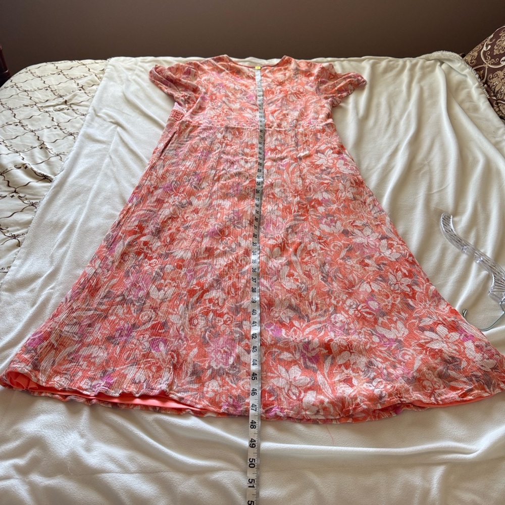 Torrid Crinkle Gauze Lace Up Dress - Picture 12 of 14
